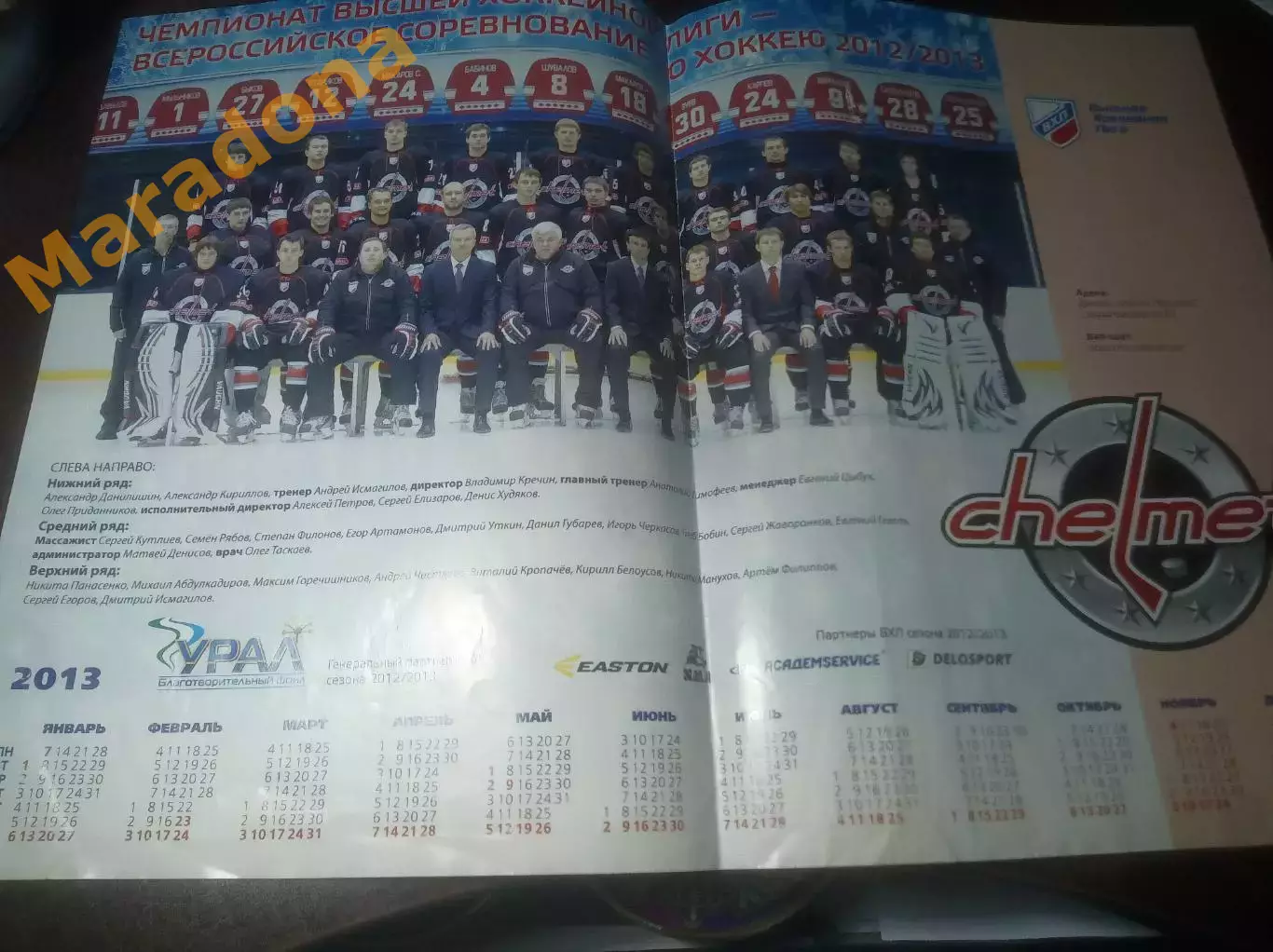 _ Постер плакат Челмет Челябинск 2012/2013