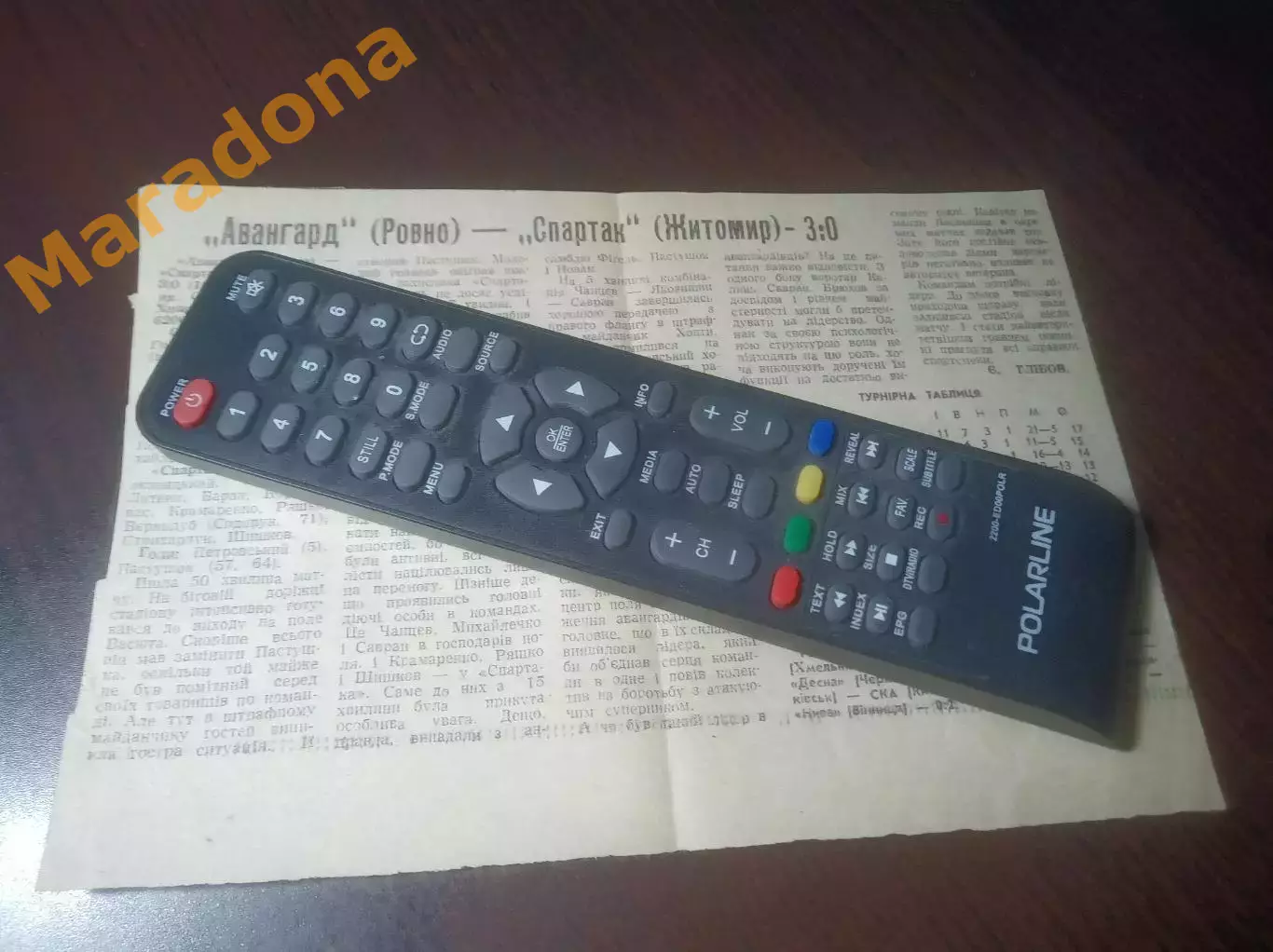 _ вырезка из газеты Авангард Ровно - Спартак Житомир 1984