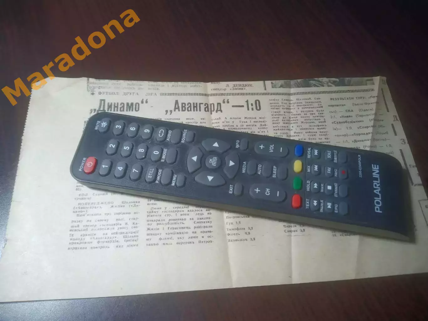 _ вырезка из газеты Динамо Ирпень - Авангард Ровно 1985