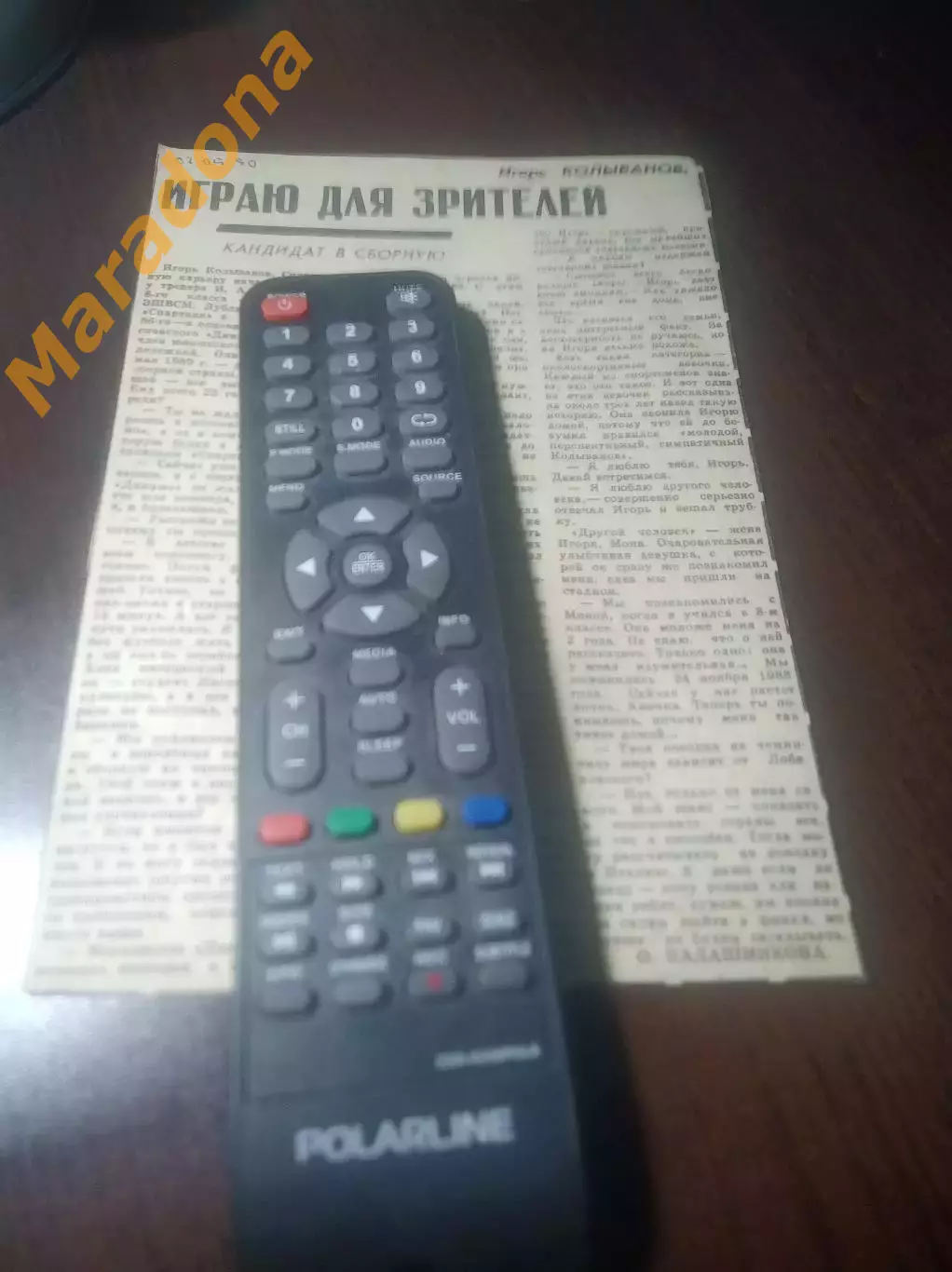 _ вырезки из газеты Игорь Колыванов футбол 1990