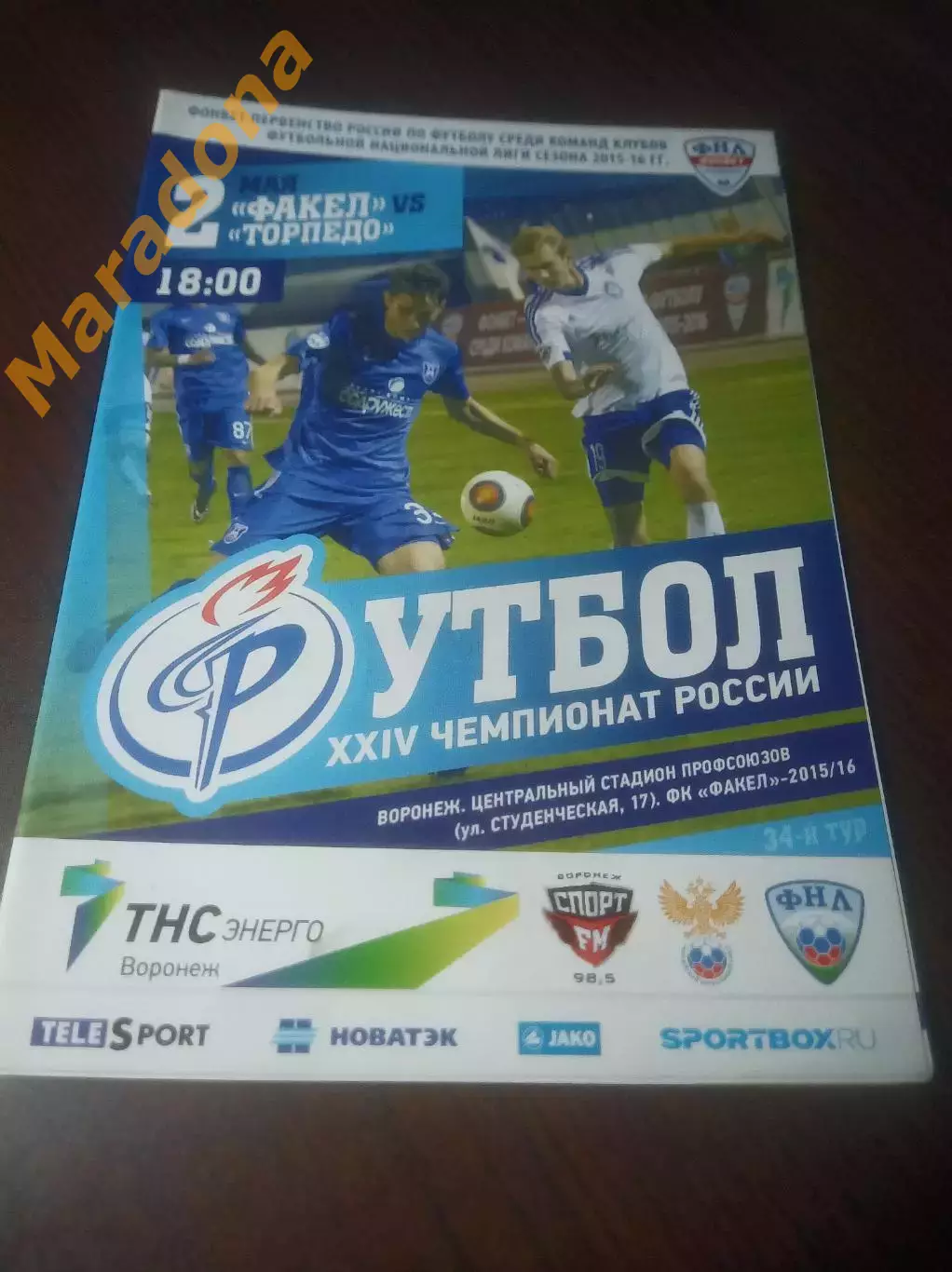 _ Факел Воронеж - Торпедо Армавир 2016