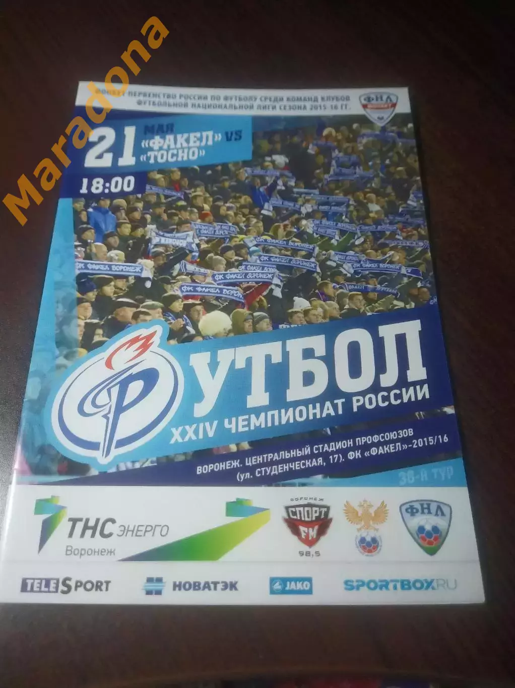 _ Факел Воронеж - Тосно 2016