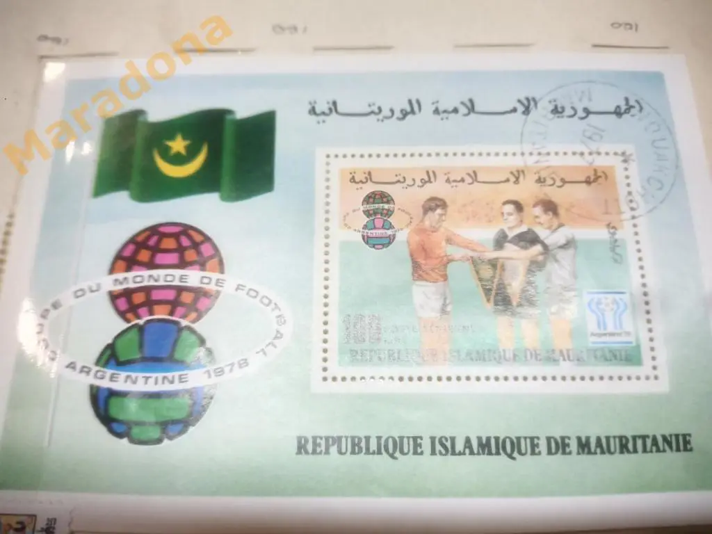 ФУТБОЛ Мавритания ЧЕМПИОНАТ МИРА 1978 Аргентина