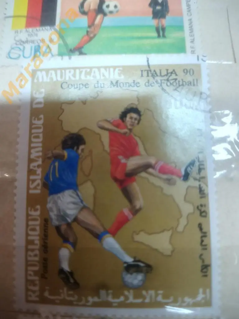 ФУТБОЛ Мавритания ЧЕМПИОНАТ МИРА 1990 Италия