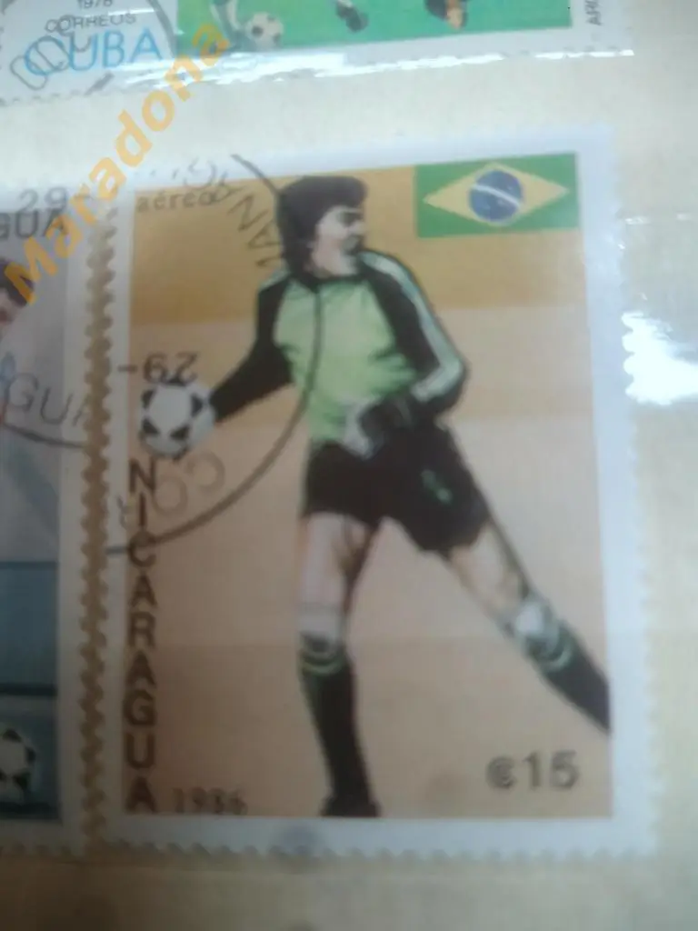 ФУТБОЛ Никарагуа ЧЕМПИОНАТ МИРА 1986 Мексика