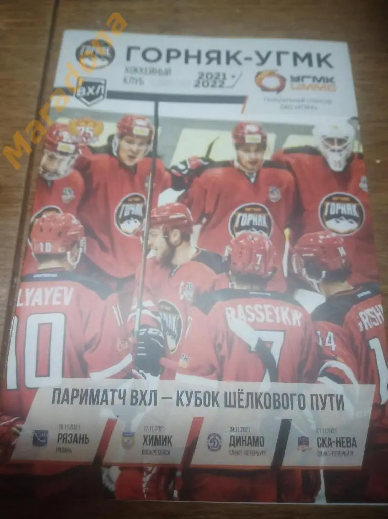 Горняк-УГМК (Верхняя Пышма) - Химик (Воскресенск) - 2021/2022