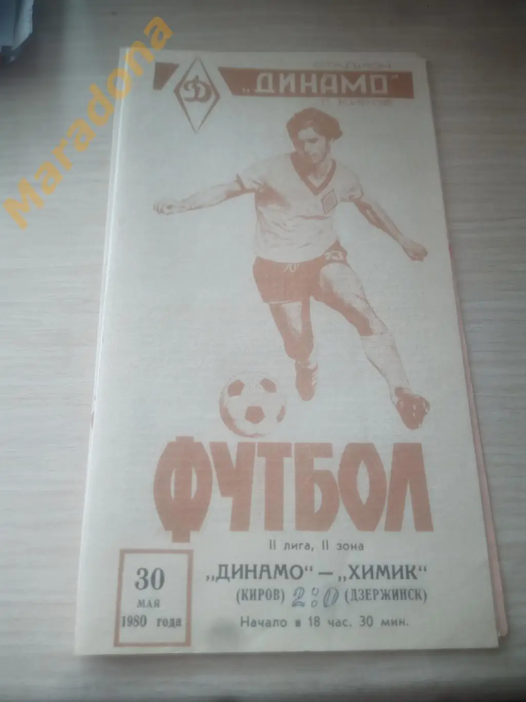 Динамо Киров - Химик Дзержинск 1980