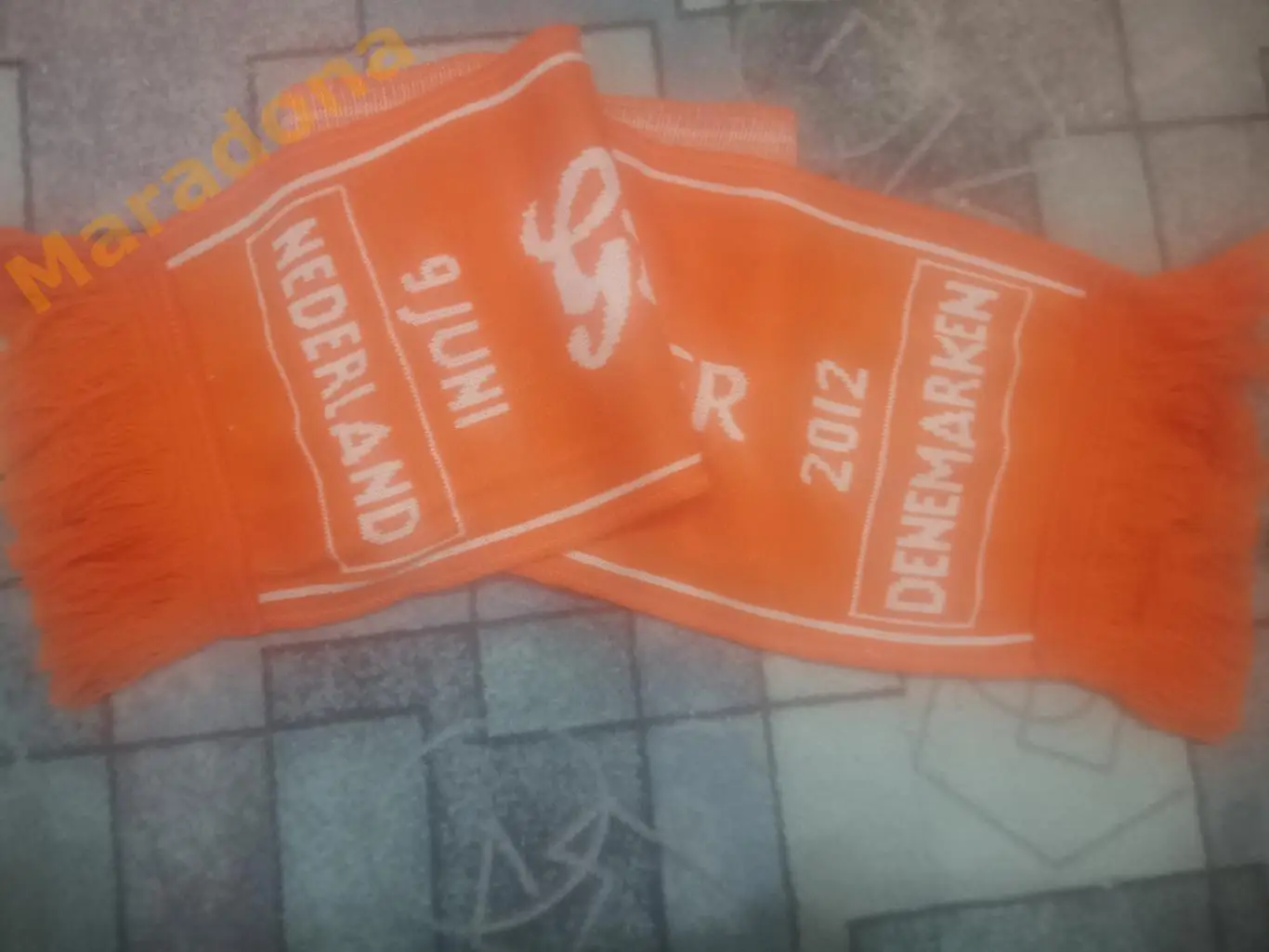 Шарф Голландия - Дания 2012 Евро