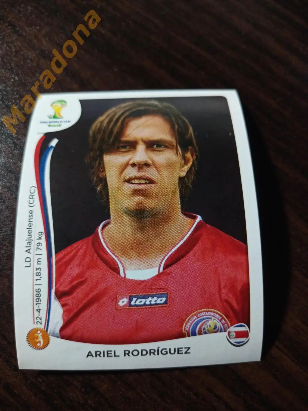 Наклейка №288 Ариэль Родригес / Panini / ЧМ 2014