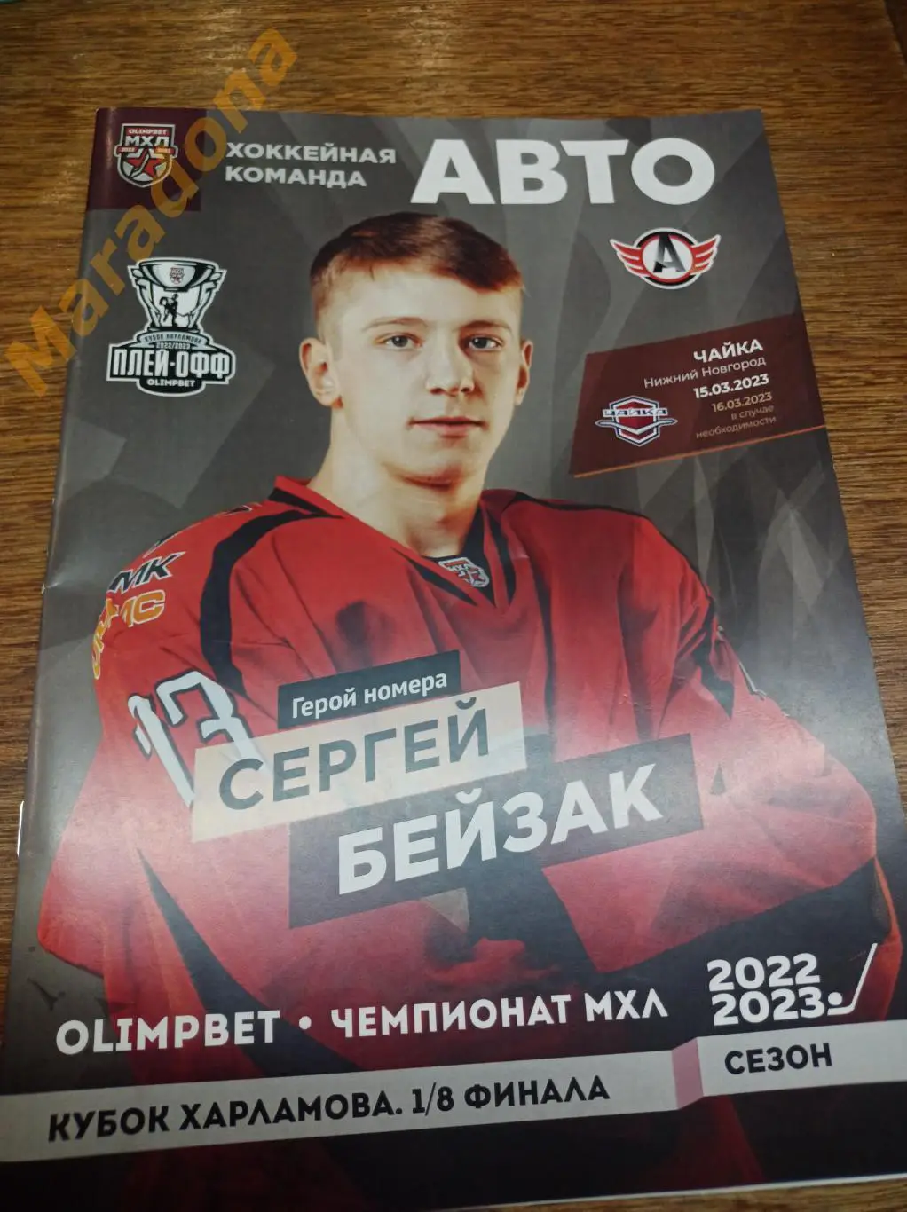 Авто Екатеринбург - Чайка Нижний Новгород 2023 Кубок Харламова Плей-офф