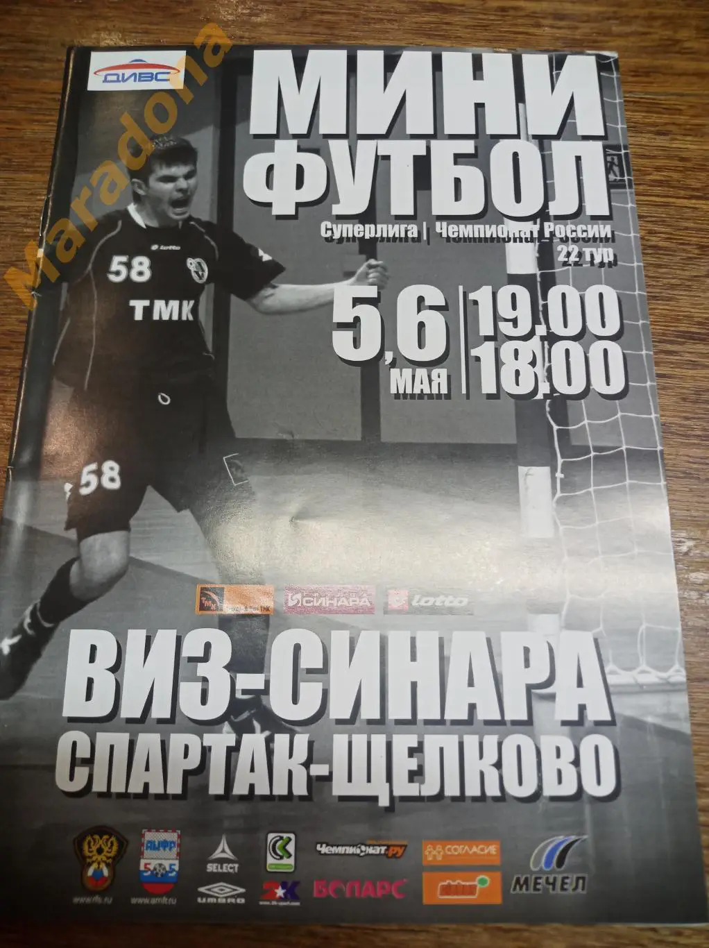 ВИЗ-Синара Екатеринбург -Спартак-Щелково 2008/2009