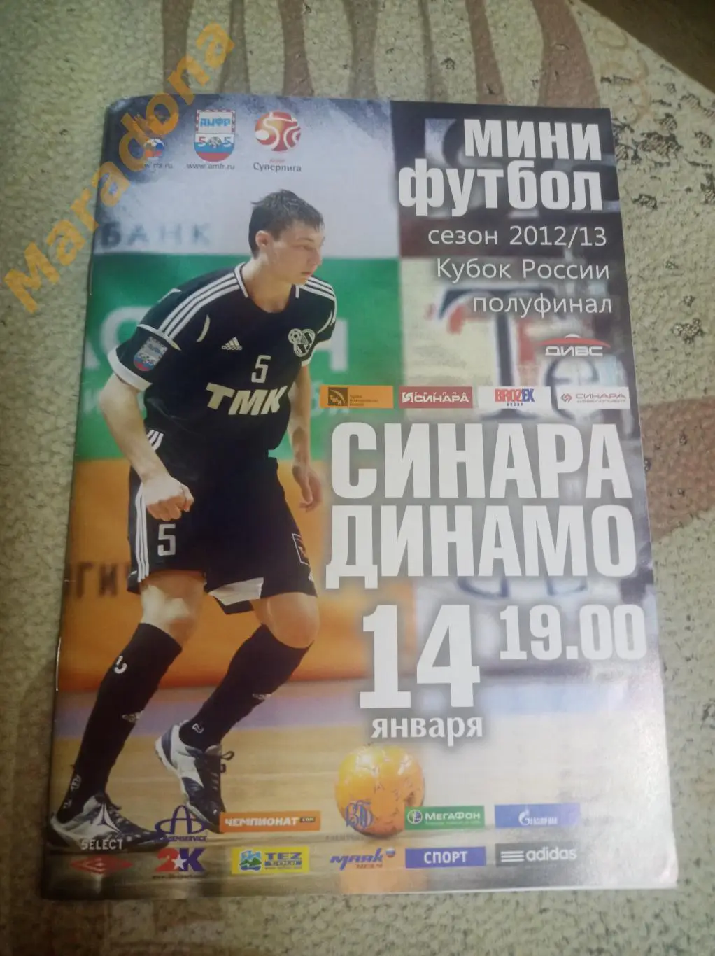 Синара Екатеринбург – Динамо Москва 2012/2013 Кубок
