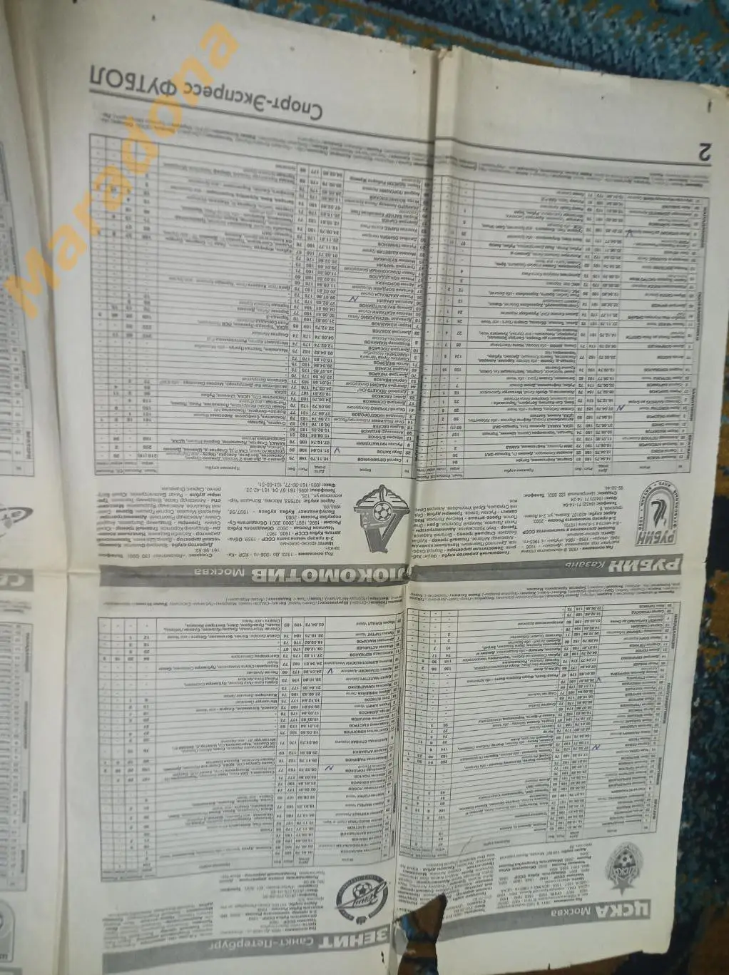 Спорт-Экспресс ФУТБОЛ 2004 №98 1