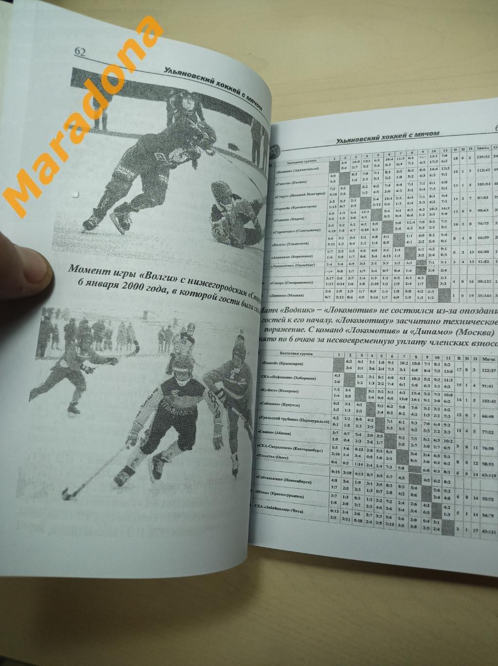 В.Лучников Ульяновская Волга по хоккею с мячом (1995-2020) Ульяновск 2021 2