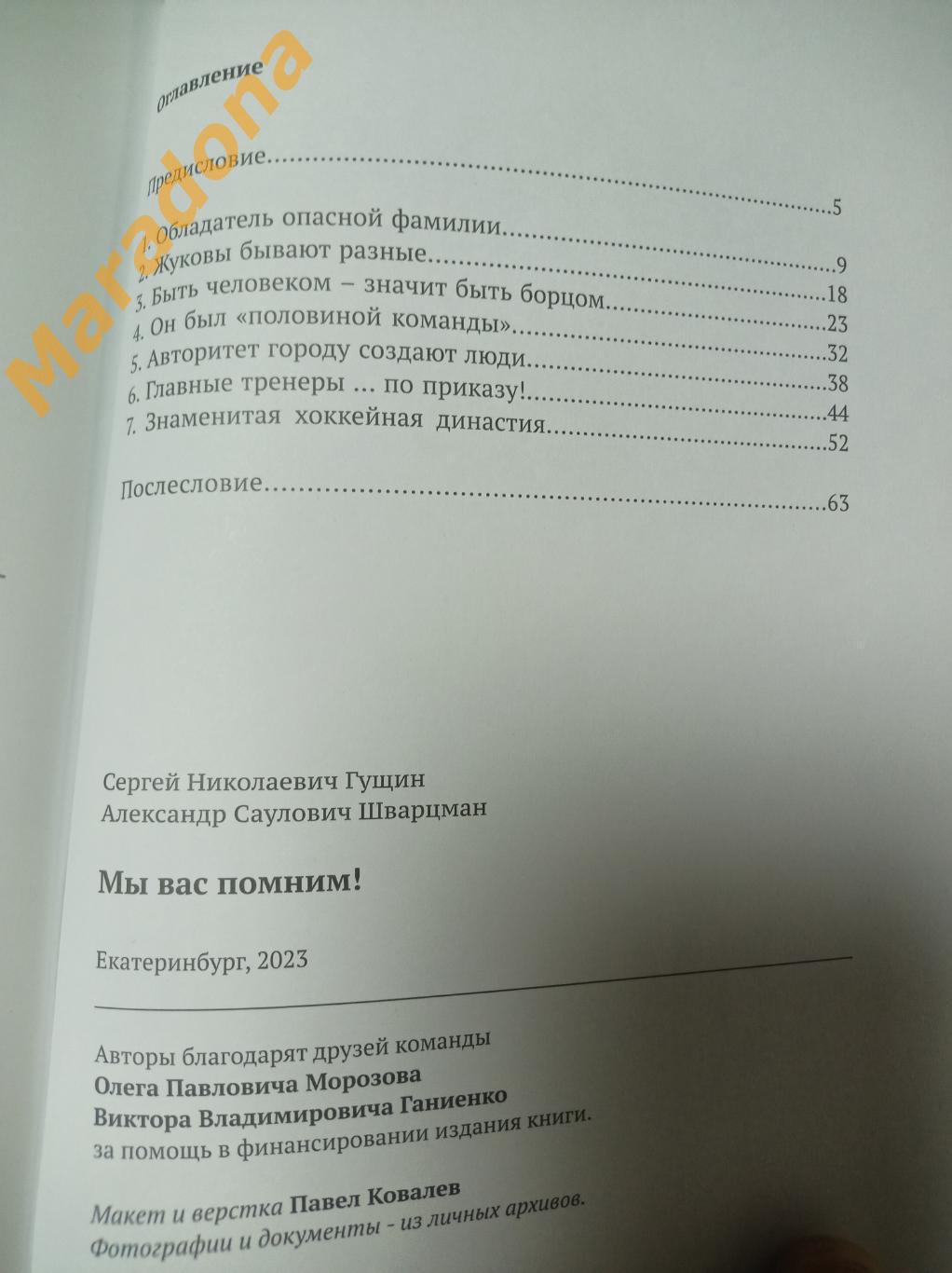 С.Гущин, А.Шварцман. СКА Свердловск - Мы вас помним 2023 Екатеринбург 2