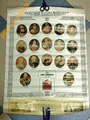 Плакат Из истории государства российского царское древо Герб дома Романовых