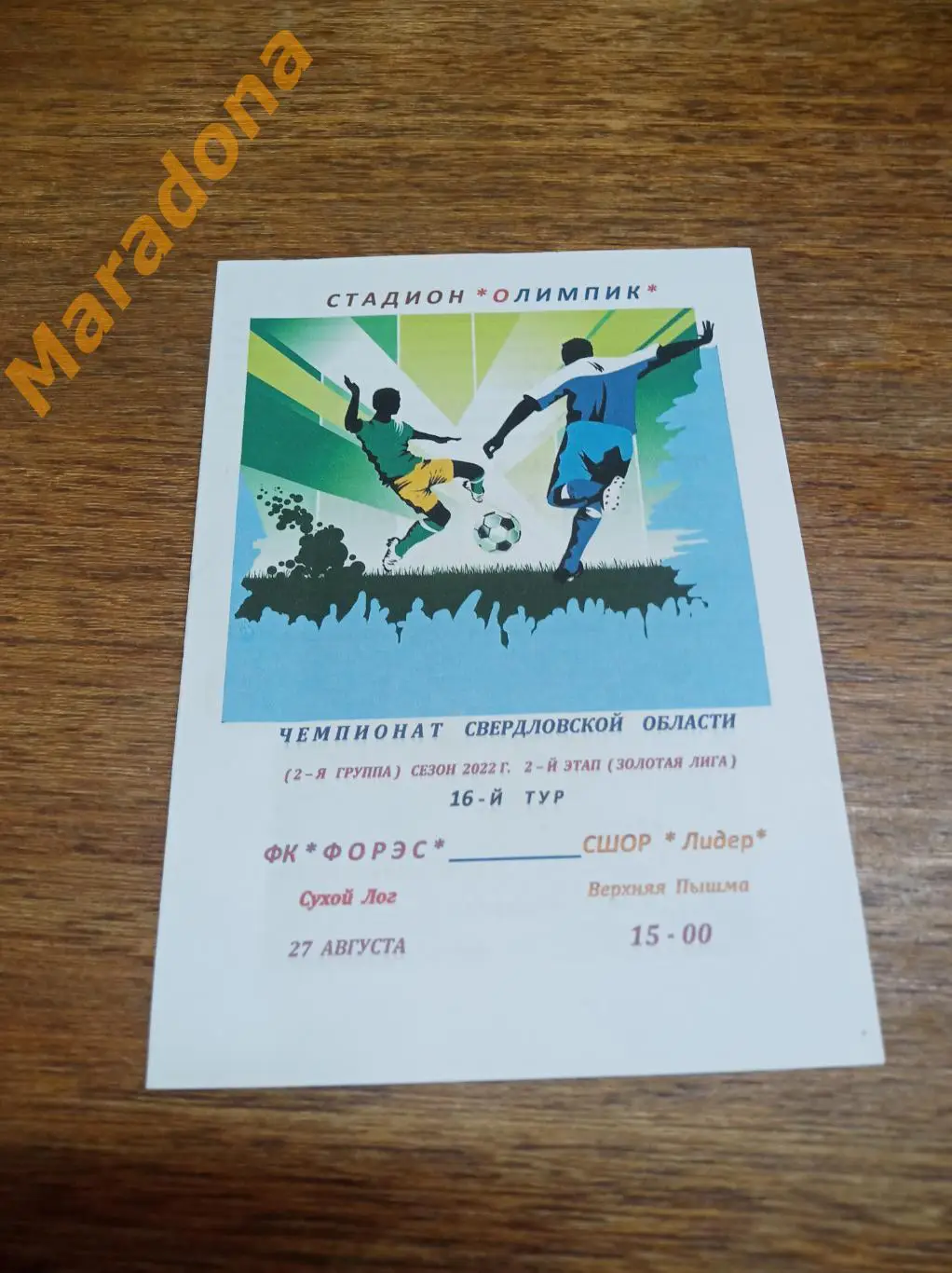ФОРЭС Сухой Лог - Лидер Верхняя Пышма Свердловская область 2022