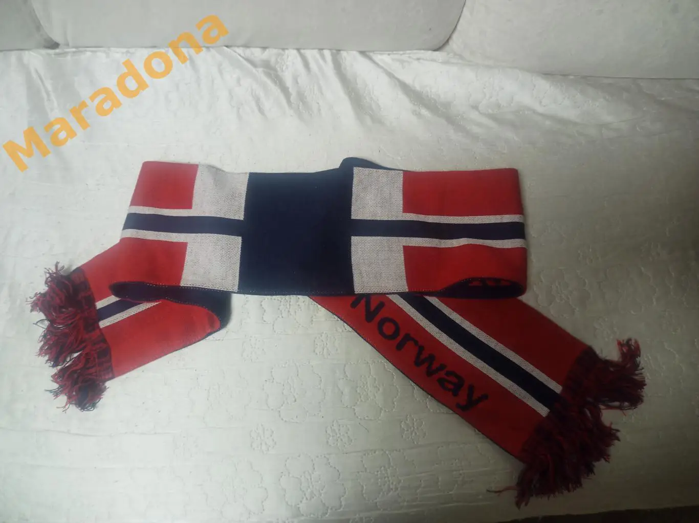 Шарф Чемпионат Мира хоккей с мячом молодежные команды Обухово 2011 Норвегия 1