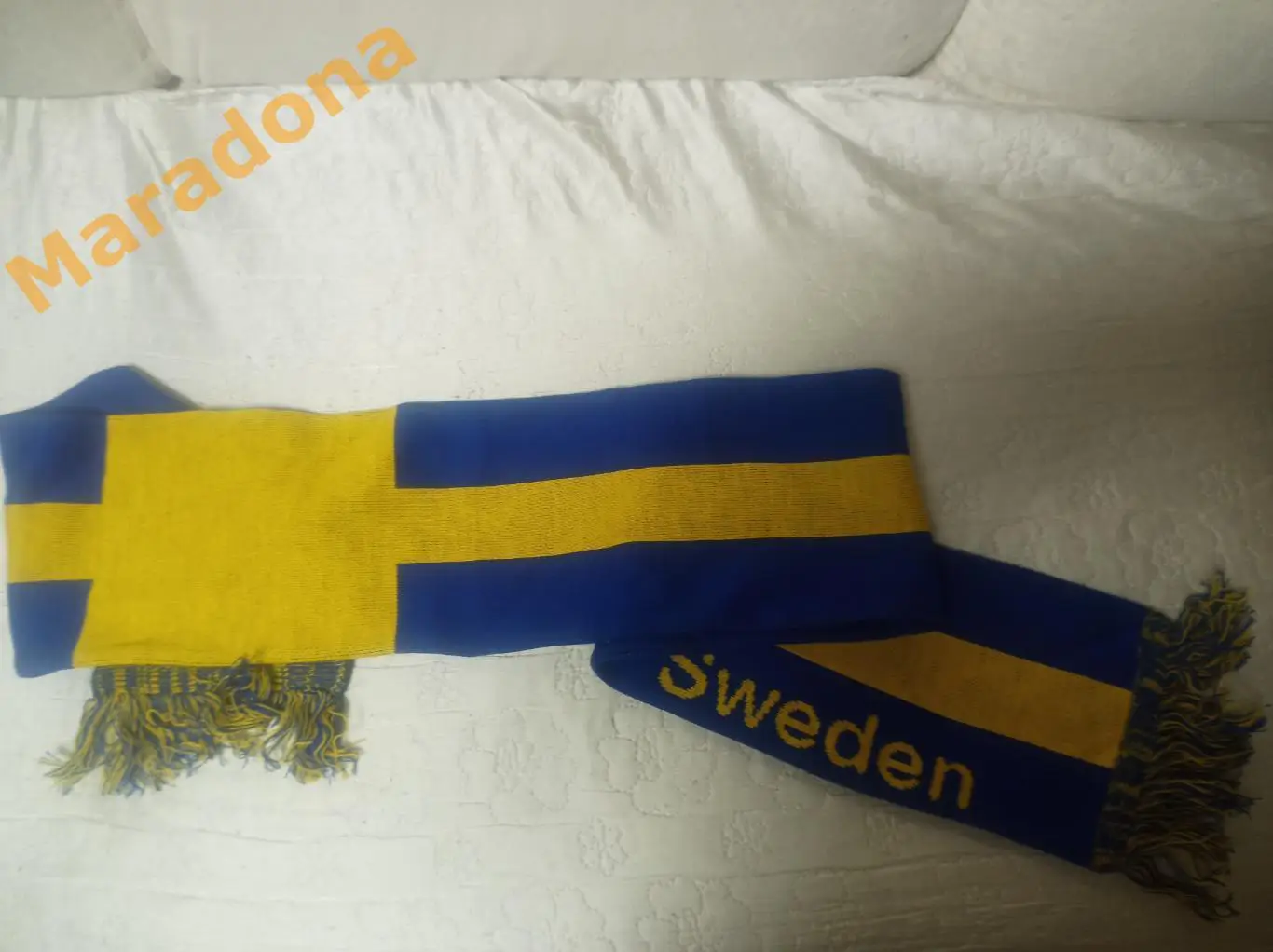 Шарф Чемпионат Мира хоккей с мячом молодежные команды Обухово 2011 Швеция 1