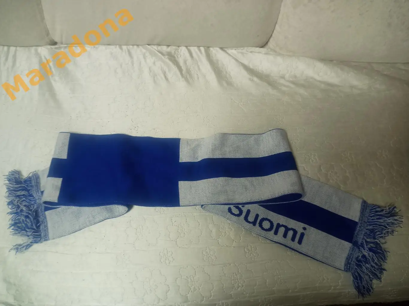 Шарф Чемпионат Мира хоккей с мячом молодежные команды Обухово 2011 Финляндия 1