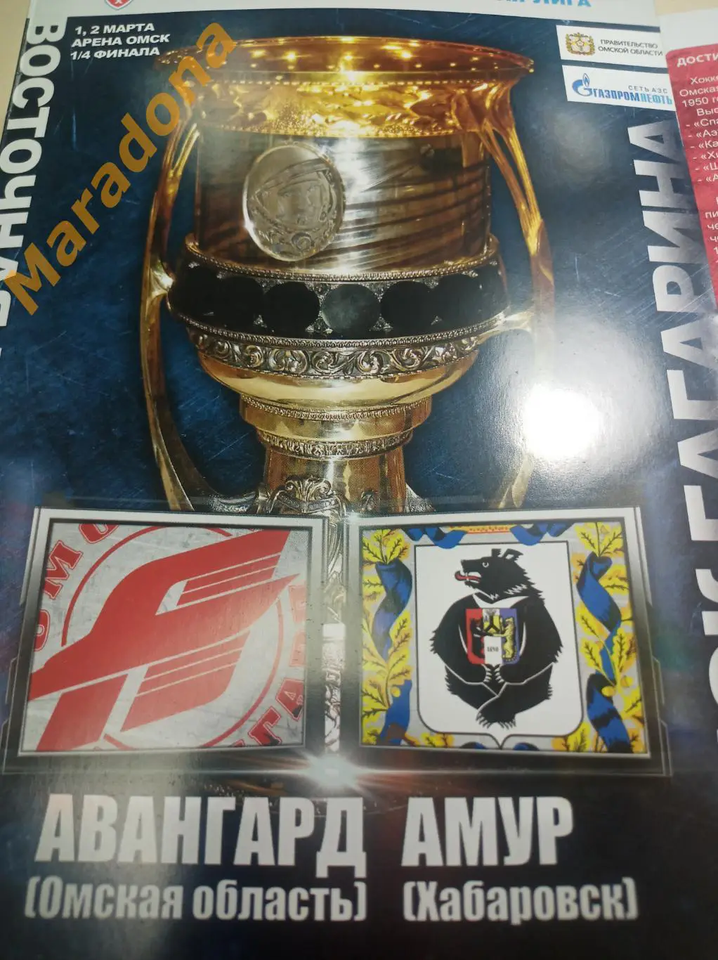 Авангард Омск - Амур Хабаровск 2011/2012 Плей-офф 1