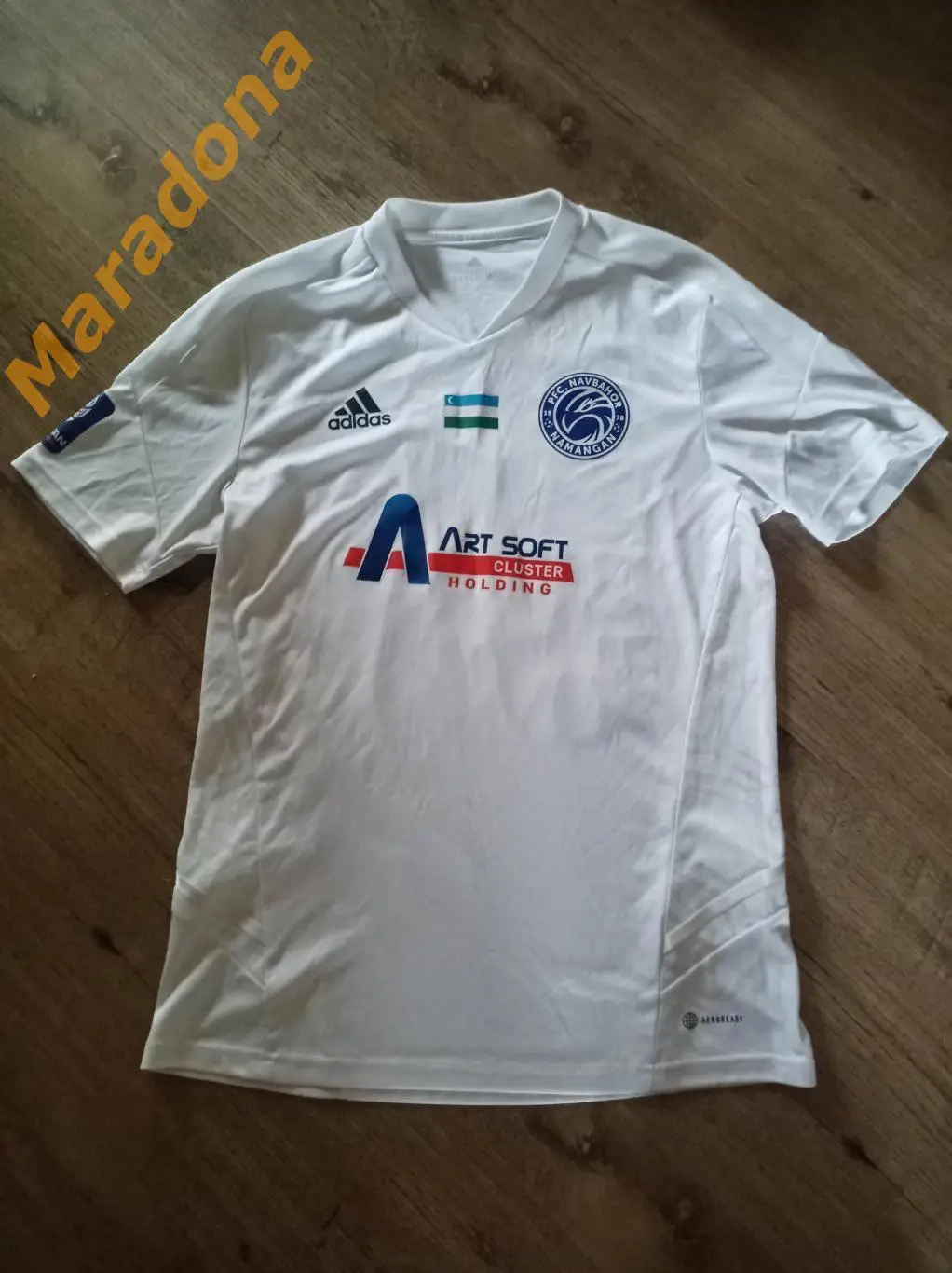 Матчевая футболка Адидас Навбахор Наманган Узбекистан №88 Уктамов 2021/2022