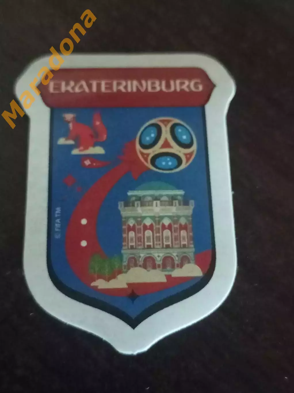 Наклейка Чемпионат мира по футболу 2018 Екатеринбург