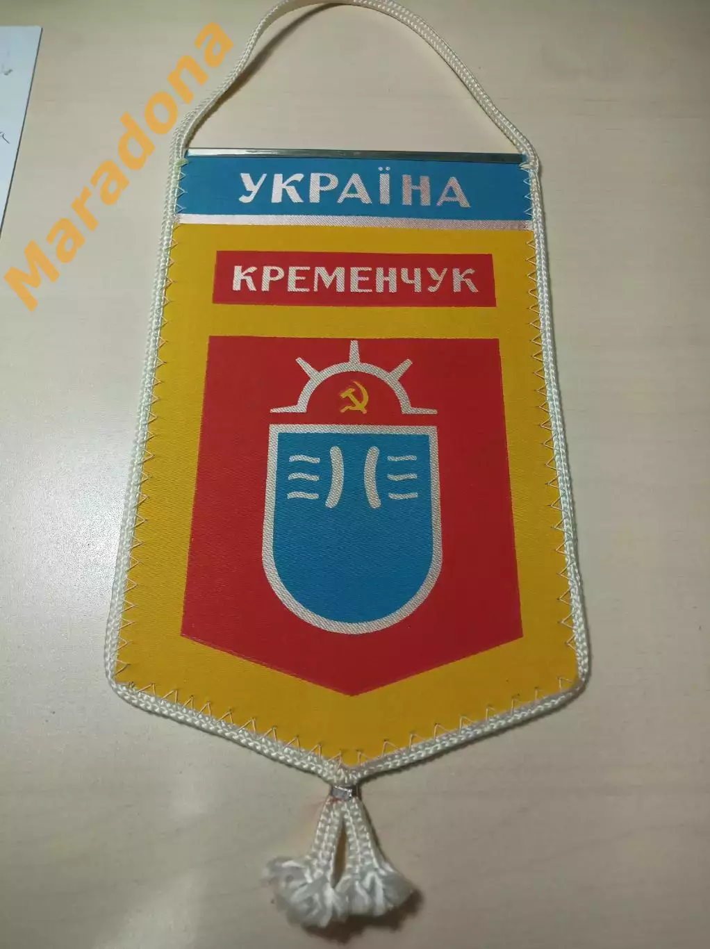 Вымпел футбол Нефтехимик Кременчуг Полтава 1991 1