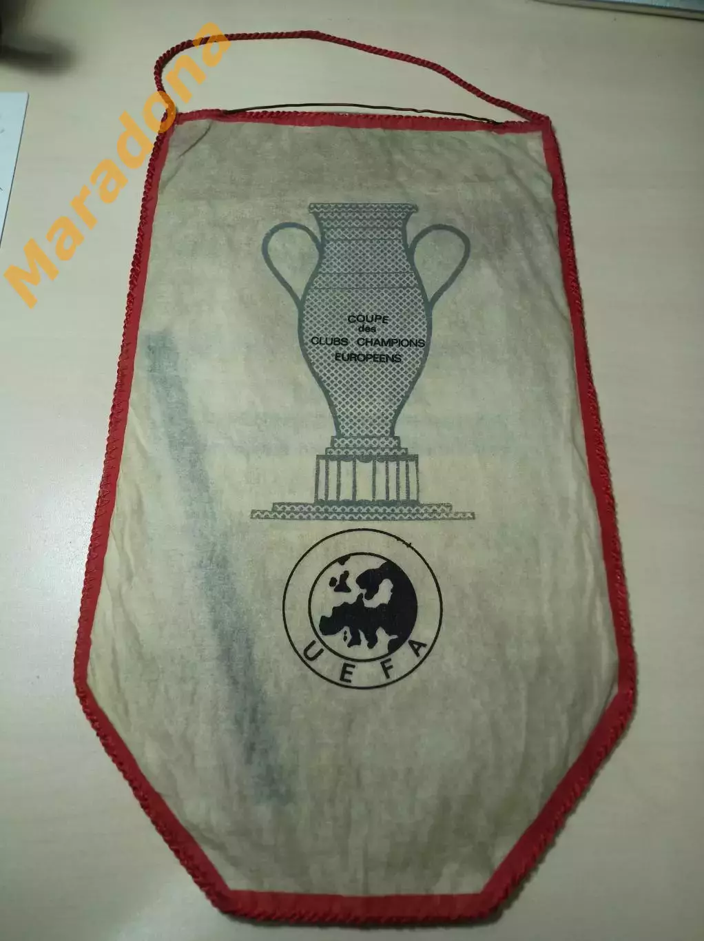 Вымпел Рома Рим Италия - Динамо Берлин ГДР 1984 Кубок Европейских Чемпионов 1/4 1