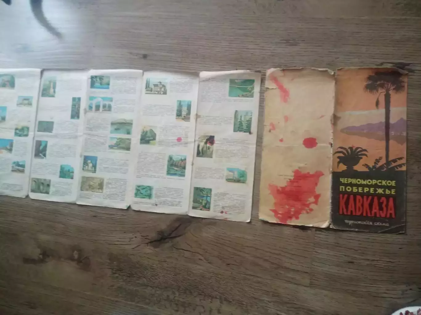 Карта туристская схема Черноморское побережье Кавказа 1967 Туризм СССР 2