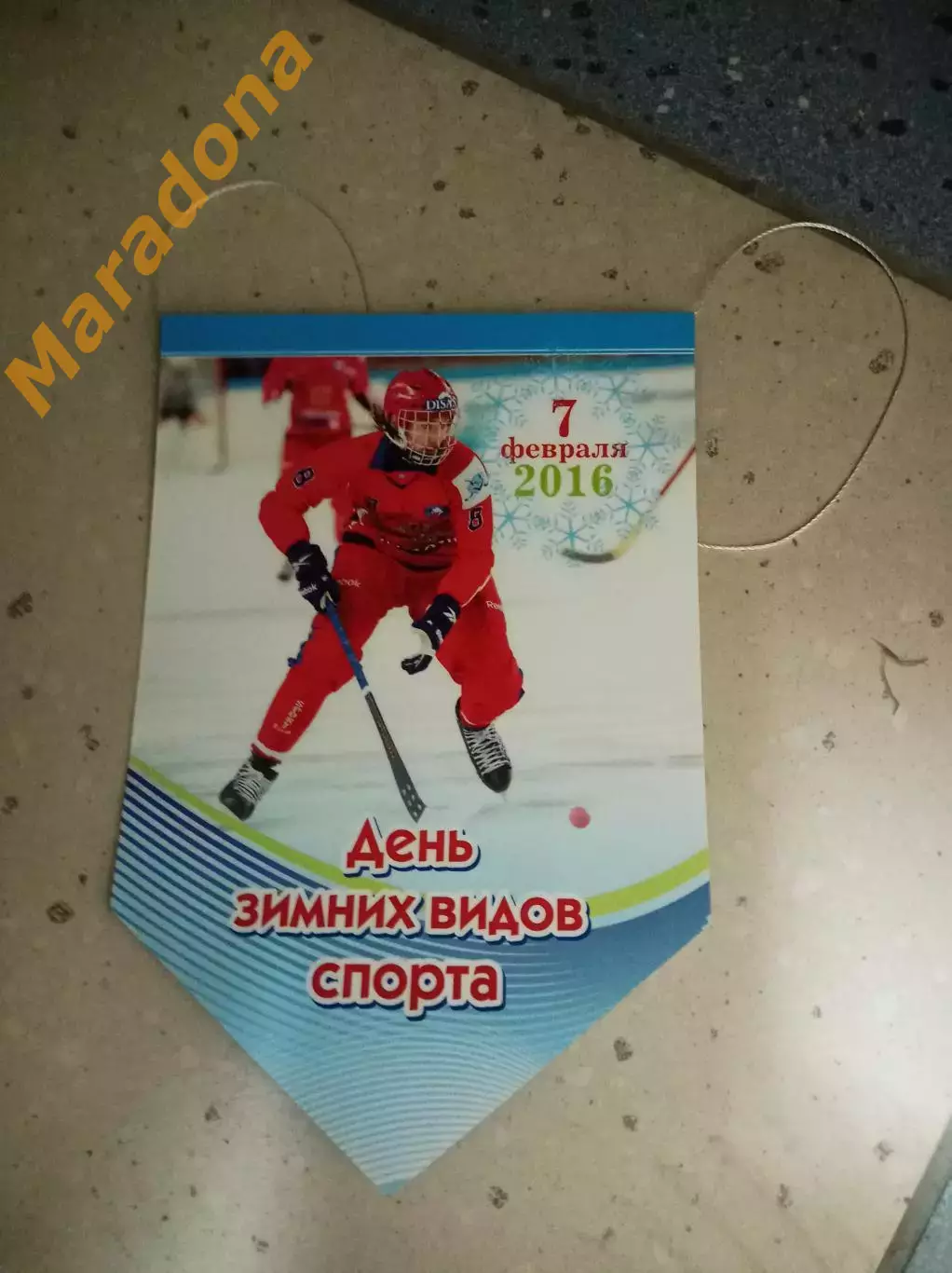 Вымпел хоккей с мячом Ровесник Сухой Лог 2016 Свердловская область 1