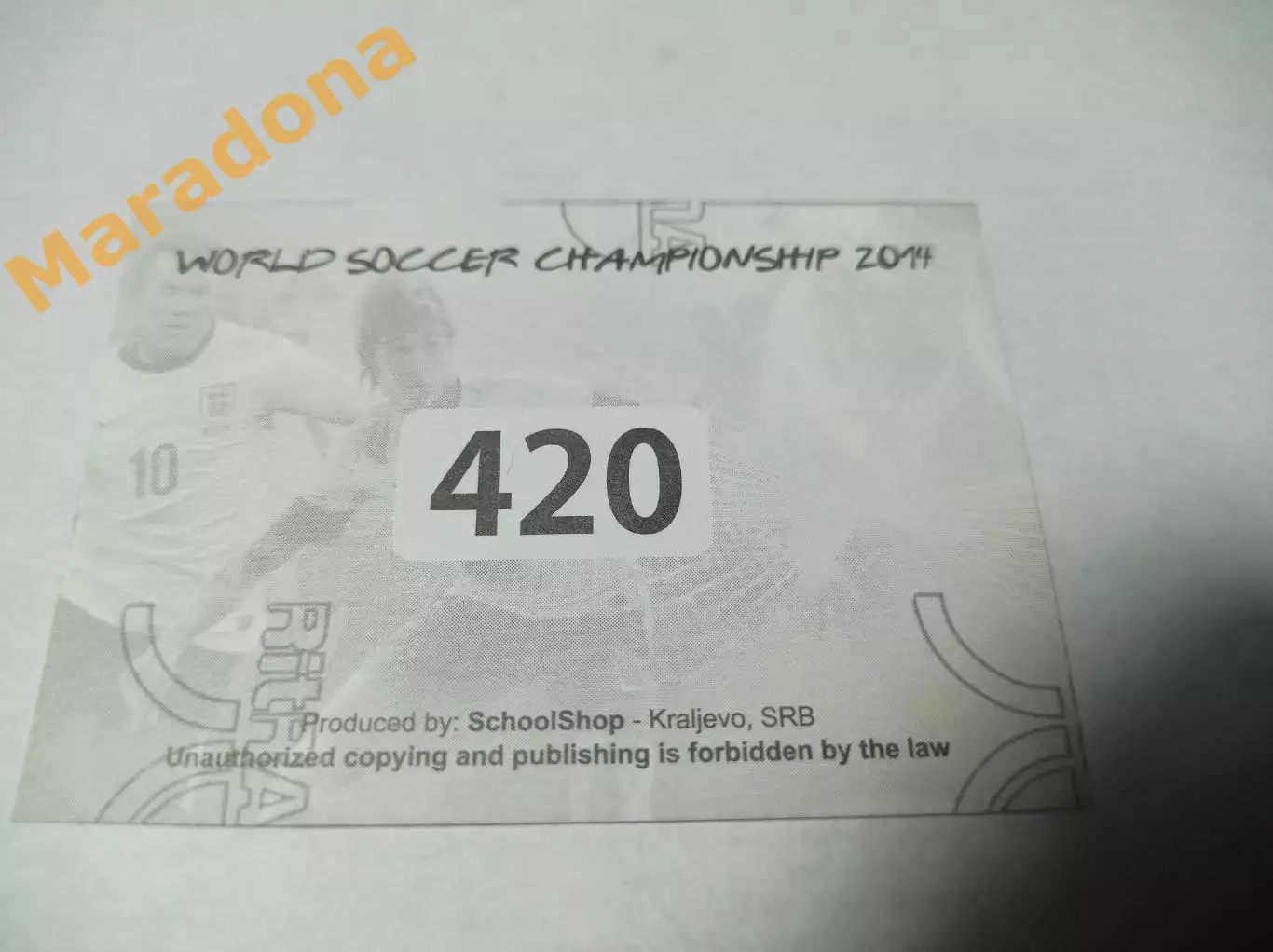 Наклейка Фабио Капелло 2014 сборная России #420 1