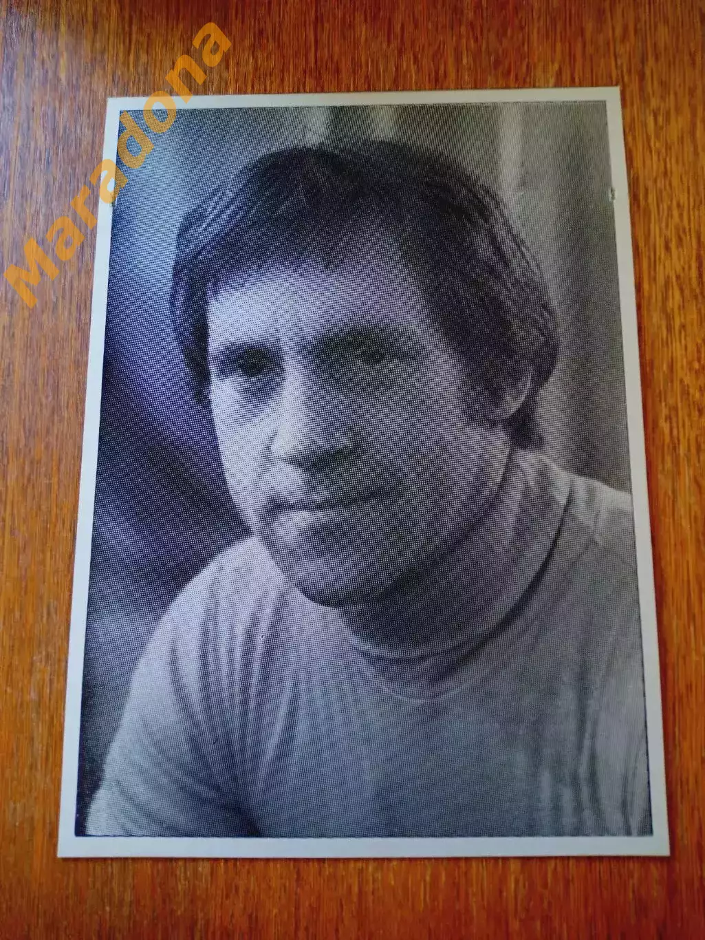 Фотопортрет Владимира Высоцкого гальваническая печать по алюминию/металлографика