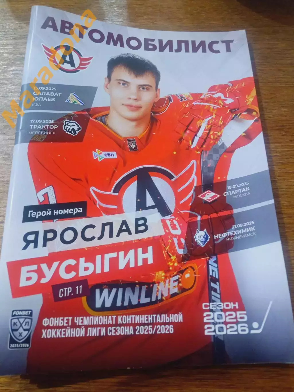 Автомобилист Екатеринбург - Салават Юлаев Трактор Спартак Нефтехимик 2025/2026