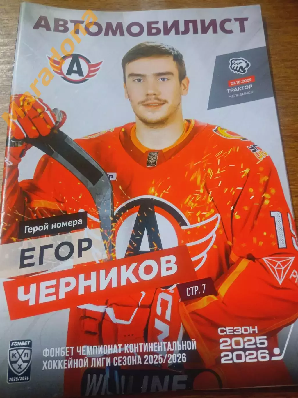 Автомобилист Екатеринбург - Трактор Челябинск 2025/2026