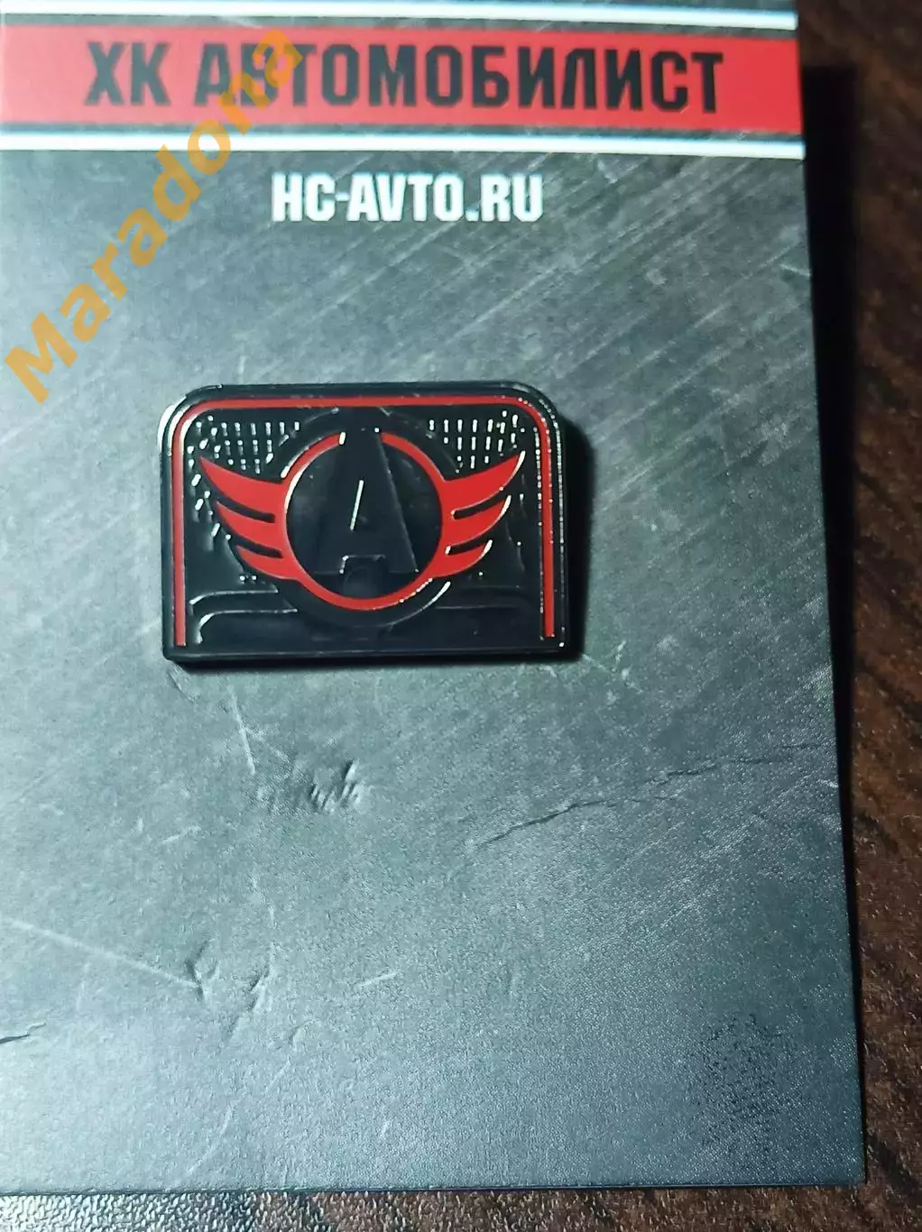 Значок хоккей Автомобилист Екатеринбург 2025/2026 ворота