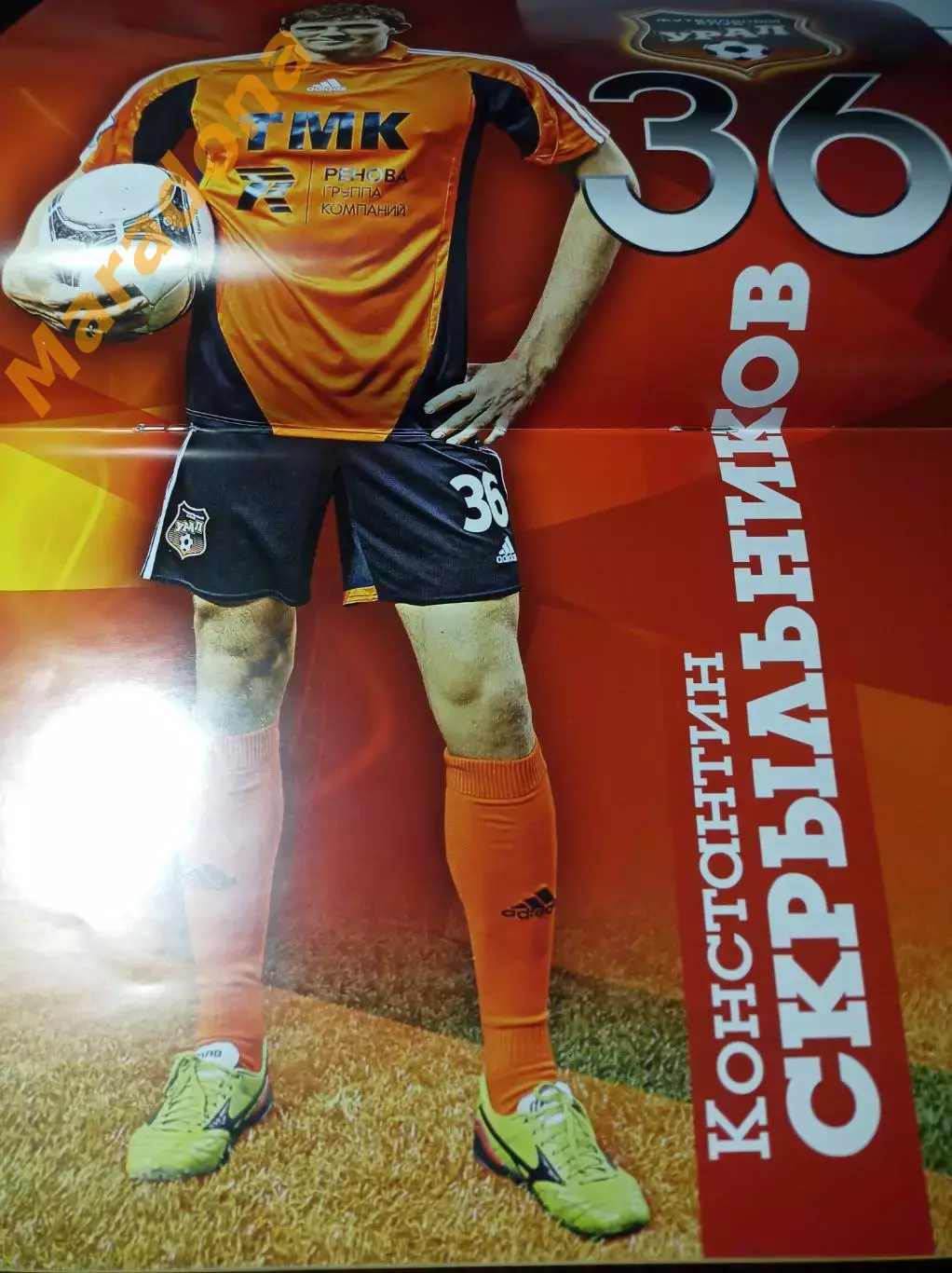 Урал Екатеринбург - Ротор Волгоград 2013 Постер Скрыльников 1