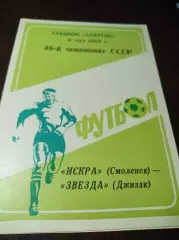 Искра Смоленск - Звезда Джизак 1985