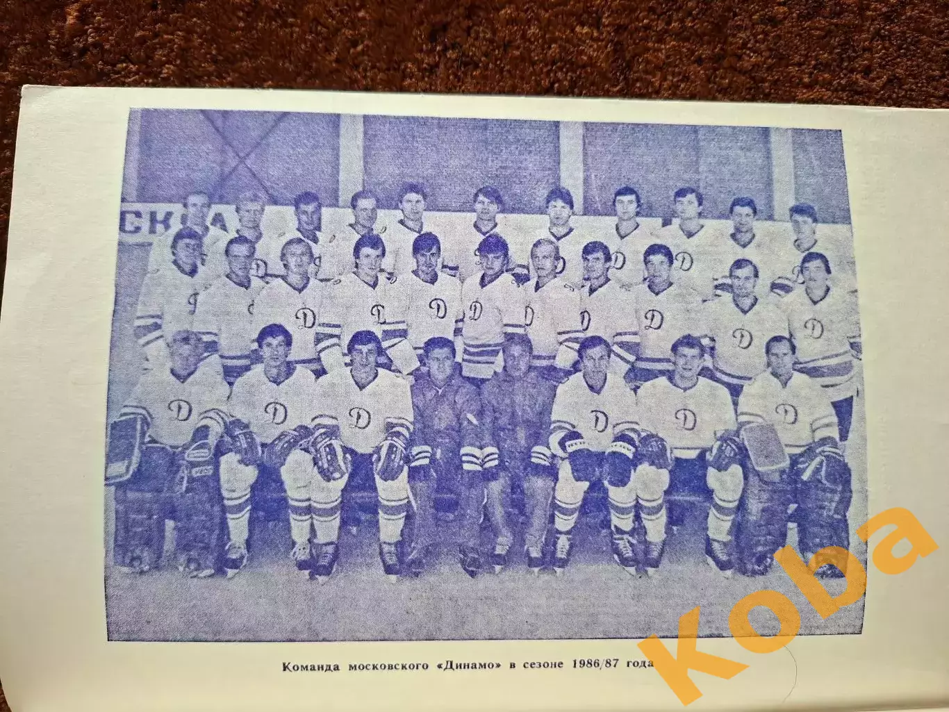 Динамо Москва 1986 1987 Программа сезона 1