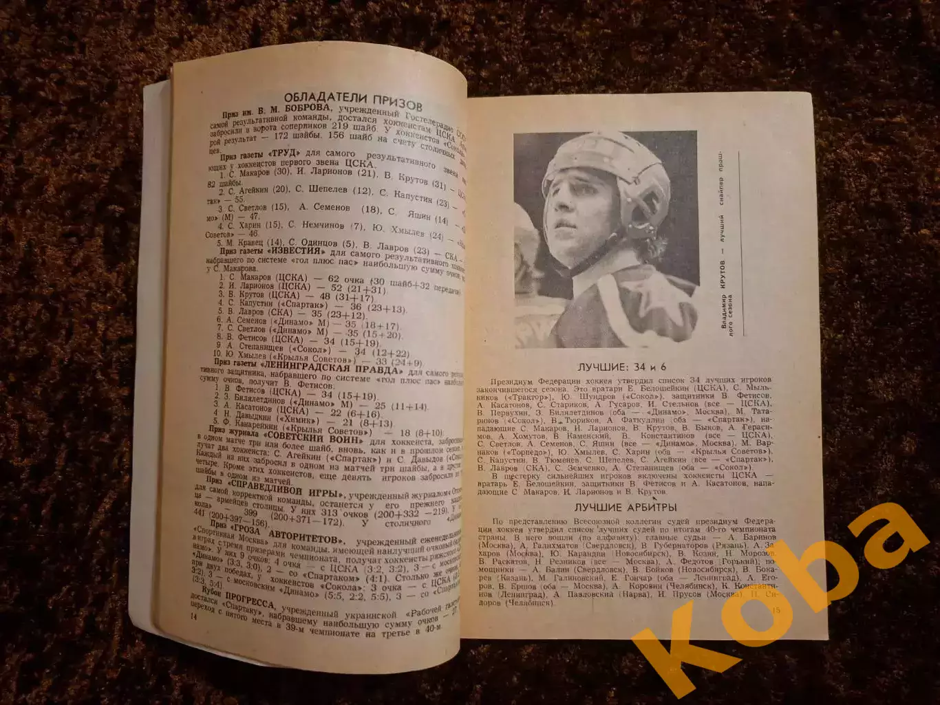 Хоккей 1986 1987 Московская правда 2