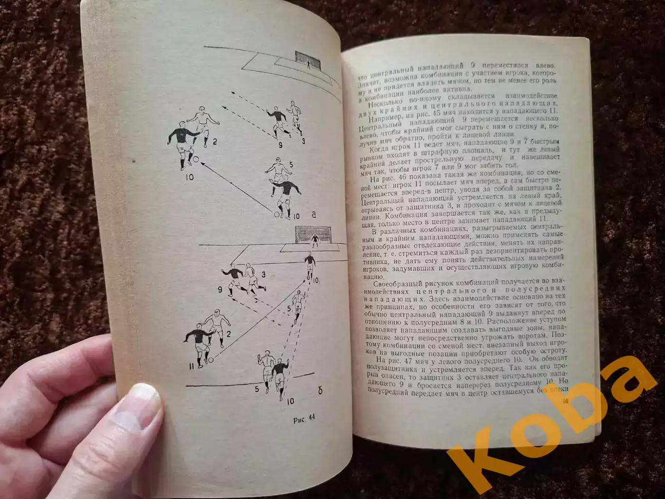 Игра нападающих 1958 Бесков Динамо Москва Спартак Футбол Тактика Техника Учебник 6