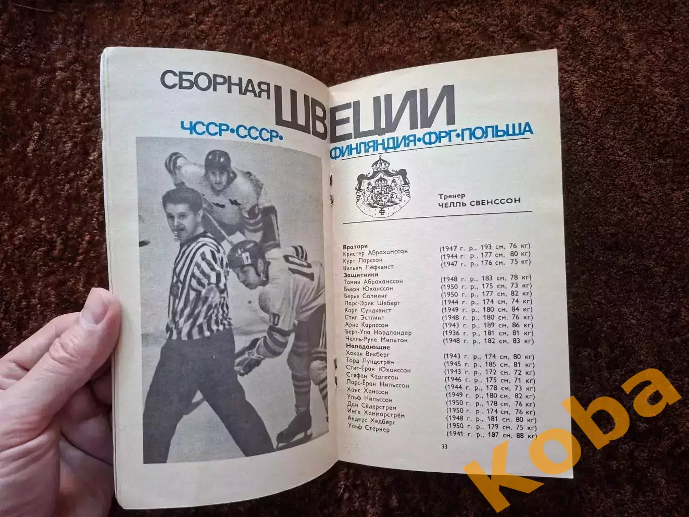 Чемпионат Мира и Европы по хоккею 1973 Москва СССР Вид 2 4