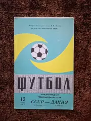 СССР - Дания 1980
