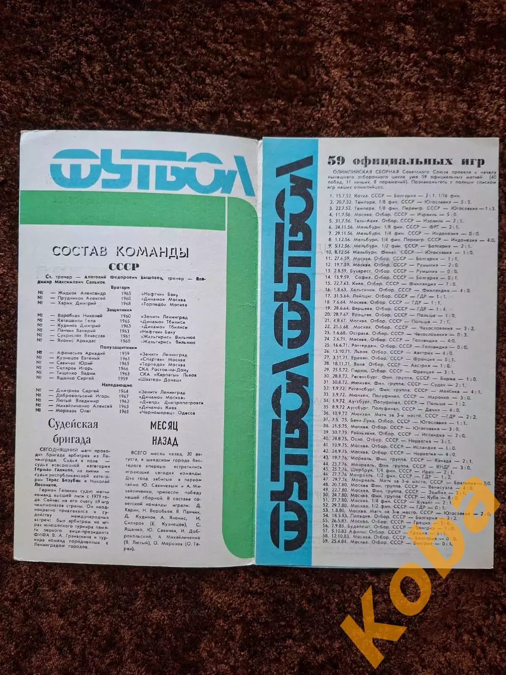 СССР - Швеция 1986 2