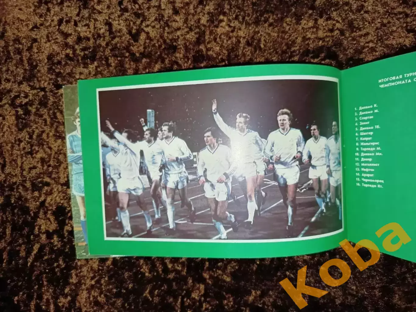 Двенадцатикратные 1986 Футбол Динамо Киев 3