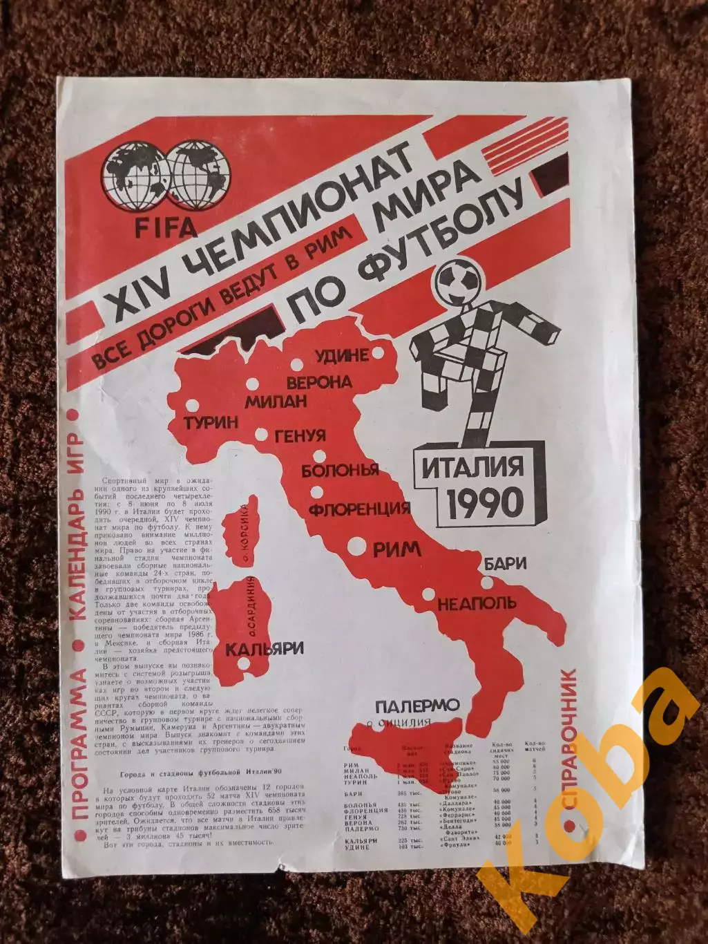 Чемпионат Мира по футболу 1990 Италия