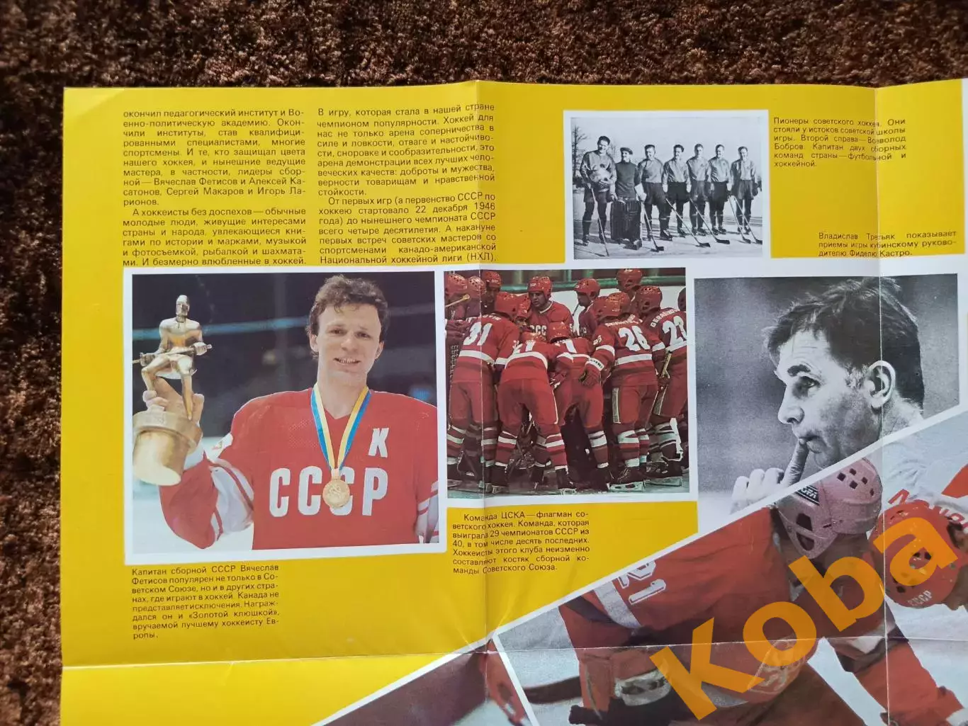 Сборная СССР по хоккею 1986 Тихонов Третьяк Фетисов Гретцки Харламов Бобров 3