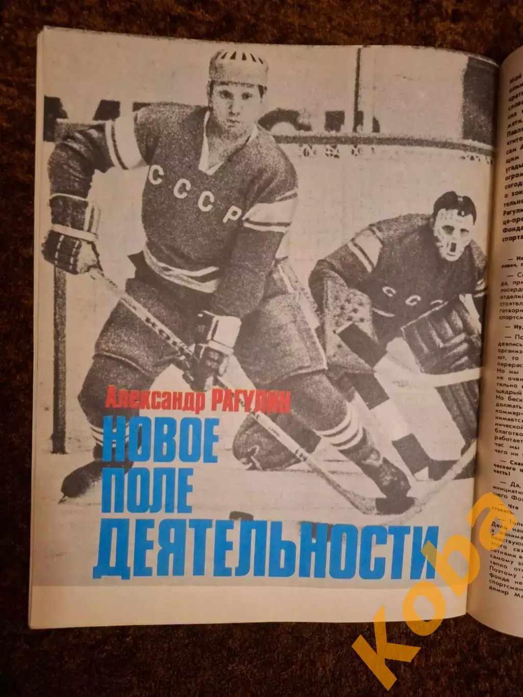 Хоккей Рагулин Линдрос Ван Дамм Теннис Агасси Спортивная жизнь России 1993 №1