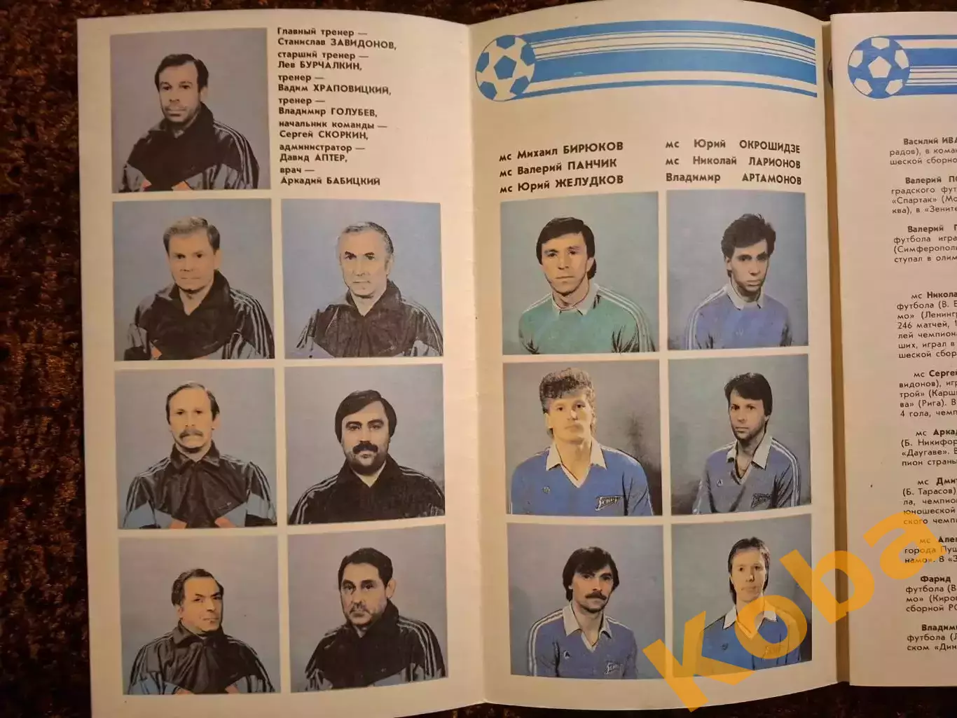 Зенит Ленинград Санкт Петербург 1989 Футбол 2