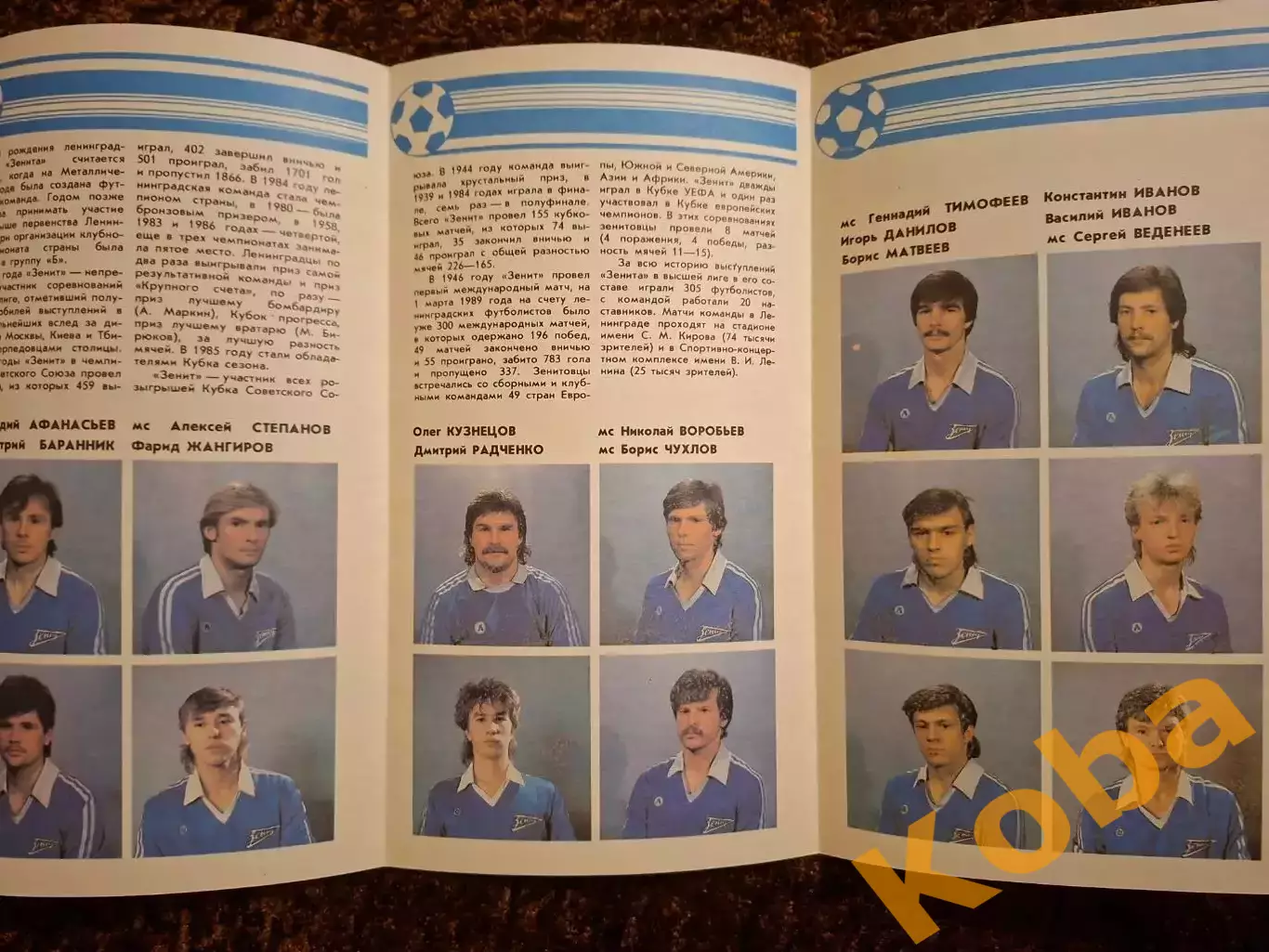 Зенит Ленинград Санкт Петербург 1989 Футбол 5